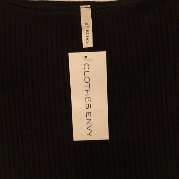 New A+ Ellen off the shoulder ribbed knit dress - Picture 3 of 3